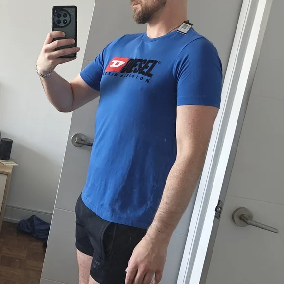 Diesel T Shirt Blue XS Vintage - Picture 6 of 7